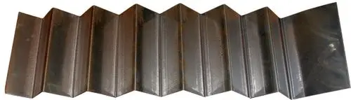 Turbolator für Heiztechnik, gefertigt aus Metall mit gefalteter Struktur. Das Produkt ist für die Verwendung in Wolf-Systemen ausgelegt.